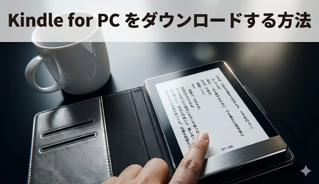 Kindle（キンドル）PC用のダウンロードのやり方と電子書籍の買い方