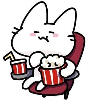 猫とポップコーン