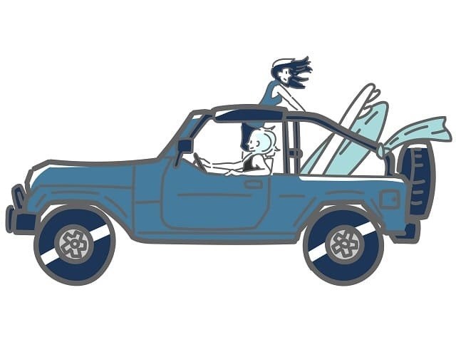 風速10mとオープンカー